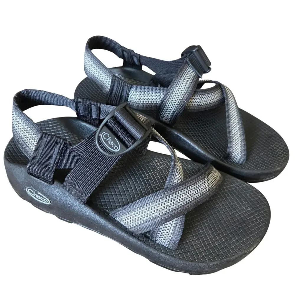 CHACO men's Z/1 classic sport hiking sandals size 7 split gray